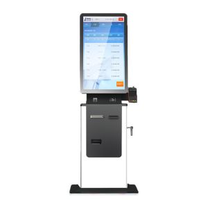 32inch Hotel Airport Check In Ticket Printer Kiosk with Self Service Touch