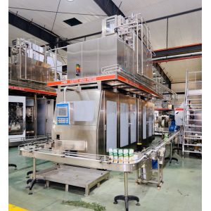 16000 PPH 250ml Slim Aseptic Carton Filling Machine with Straw Applicator for