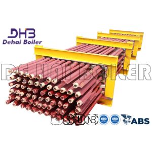 ISO Boiler Membrane Bare Tube With Bar At Two Sides Export Project Single Fin