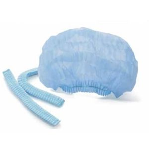 30g SMS Surgeon Ventilation Non Woven Bouffant Cap Blue