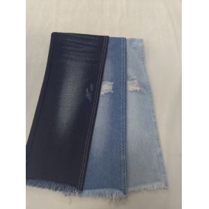 85%Cotton No elastic Cotton Polyester DARK INDIGO 170cm Denim fabric 8x7 JSD3258