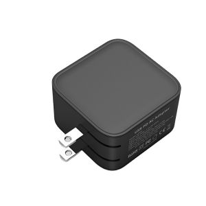 Foldable UK EU Plug Mini Mobile Phone PD QC3.0 QC4.0 3 Ports USB GAN Charger