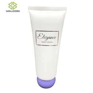 35 MM Body Empty Lotion Tubes Silkscreen Printing Purple Customized Screw Cap
