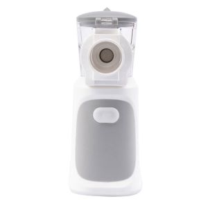 Gray Economic Portable Mesh Nebulizer Machine Home Use 85g