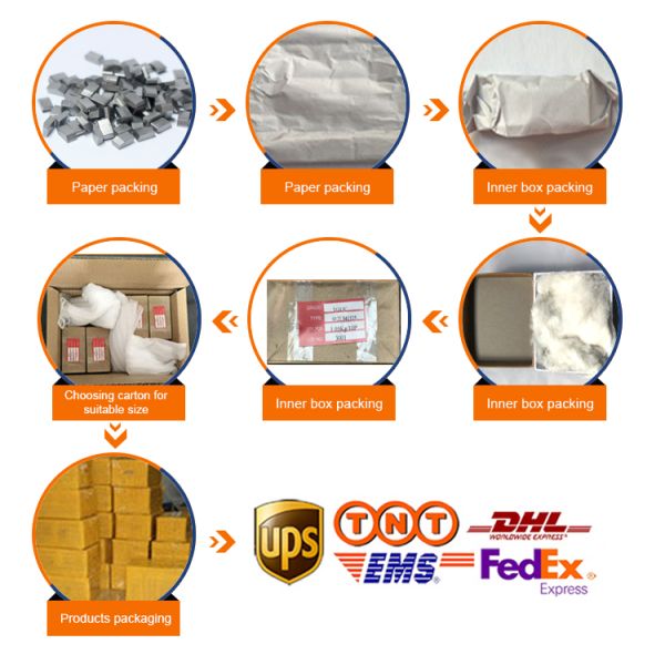 Tungsten Carbide Saw Tips For Cutting Wood Hard Materials