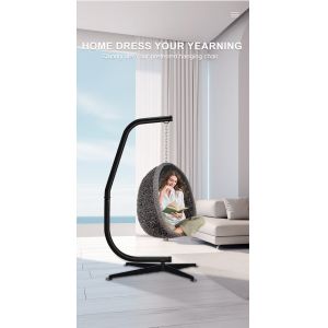 Metal Stand Modern Design Style Hammock Chair for Living Room Customized Color