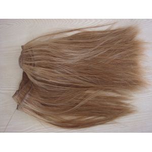 16 Inch Weft Hair Extensions Bundle And Closure Reusable Usage