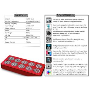 Cheap MJ auto seeding planting spectrum LED 370w CIDLY LED 10 for Medical Plant&amp;MJ&amp; greenhouse for sale