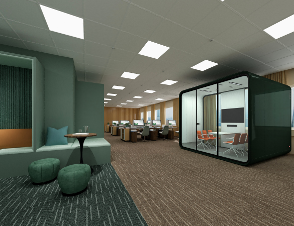 Safety Office Quiet Pods White Soundproof Work Pods Portable For Co Working Areas