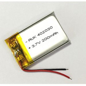 402030 200mAh 3.7V Lithium Polymer Battery For Smart Bracelet Voice Recorder GPS