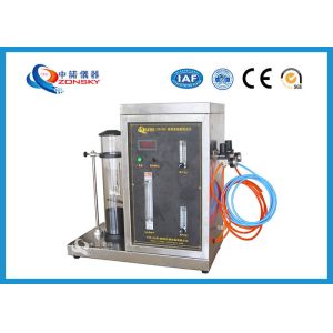 Digital Display Oxygen Index Apparatus Identify Polymers Flame Retardancy