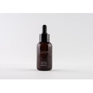 Round Shoulder Eye Serum PET Plastic Bottle With Glass Dropper 50ml 300ml