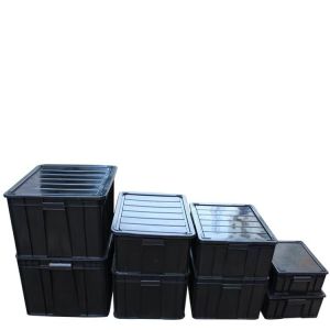 Recycled Plastic ESD Safe Bins SMT Reel PP Component With Lid