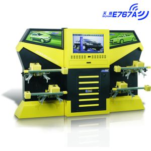 China E767A Yellow CCD 3excel Wheel Aligner , Automotive Four Wheel Tire Alignment Computerized on sale