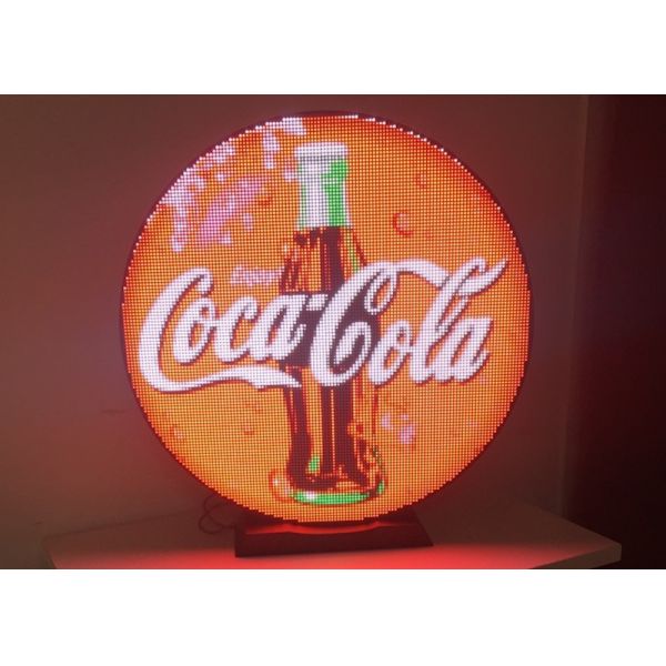 Waterproof Round Creative LED Display Screen With Meanwell Power Supply 6000