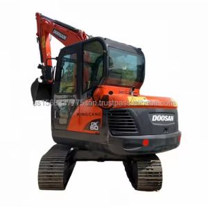 DOOSAN DX60 Excavator and Hydraulic Construction Machine with 0-2000 Working