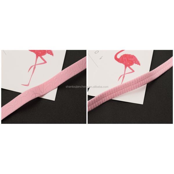 13mm High quality bra woven jacquard straps nylon elastic band straps customizable sexy bra straps
