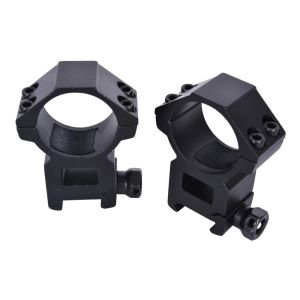 High Profile Dual Ring Scope Mount Double Rings Mount Matte Black Center Height