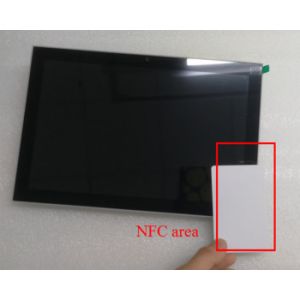 Customized NFC Reader 13.56 MHz Android OS Rooted 10 Inch Wall Flush Mount POE