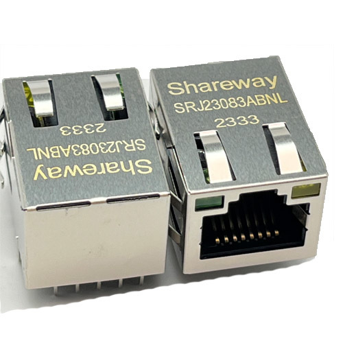 10GBASE-T RJ45 Connector With Integrated Transformer For HDBaseT Applications