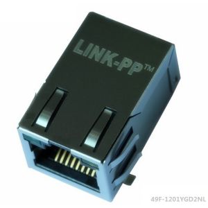 China 49F-1201YGD2NL LAN interface SMT RJ45 Connector Industrial Modules LPJ19201BGNL on sale