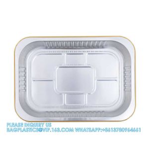 3300ml/7.25LB, Sturdy Aluminum Foil Pans With Lids For Cooking, Baking,