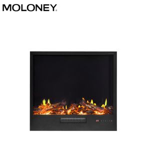 Cheap 66cm Realistic Fire Effect Flush Mount Electric Fireplace Insert With Crackling Sound for sale