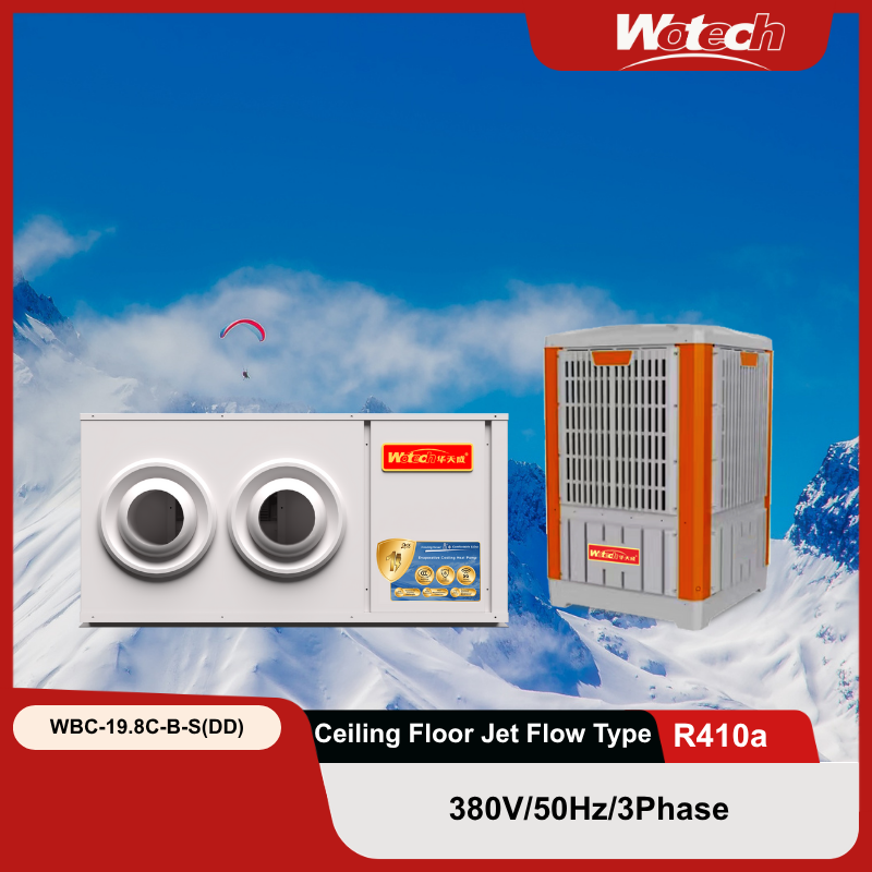 Special Offer for Evaporative Water Cooling AC sets Floor Ceiling Jet Flow Indoor with Plastic Outdoor