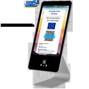 HF80C EU 8 inch Green Pass Vaccine Face Recognition Health Code Scan Device