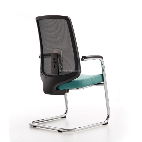 Commercial Furniture Mid Back Gas Lifting Swivel Office Chair for Staff and Visitors