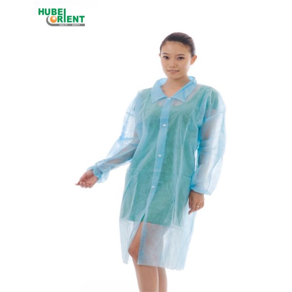 Quality Unisex Medical Disposable Nonwoven Lab Coat For Adults wholesale