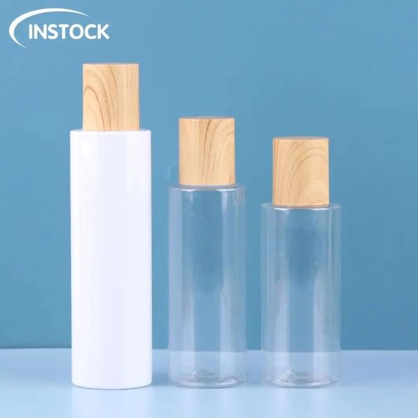 Stock Skincare Serums Lotion Toner Bottle 100/120/150ml PET Cleansing Lotion