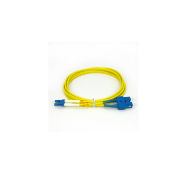 Quality LC-SC 9 / 125 G652D OS2 Fiber Optic Duplex Patch Cords PVC / LSZH wholesale