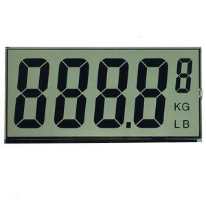 Cheap Alphanumeric 7 Segment LCD Display , TN LCD Panel For Weight Counter Front Screen for sale