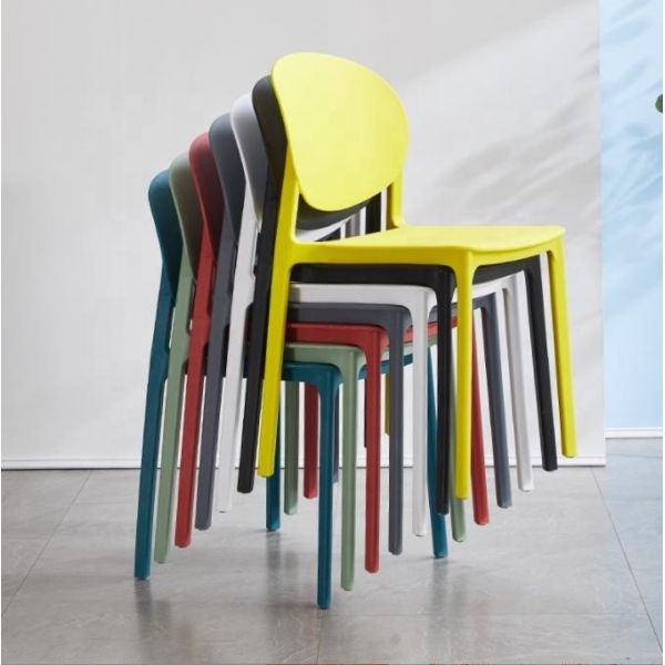 Quality Modern Stackable Polypropylene Dining Chair 45x45x80cm wholesale
