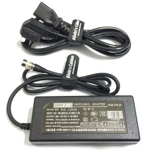 Alvin's Cables 4 Pin Male Hirose to 12V 3A Power Adapter for Sound Devices