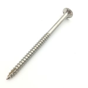 A2 A4 Stainless Steel Decking Screws CSK Ribbed Head Allen Internal Hex Drive Bugle Batten Screws