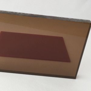 Fire Retardancy Rated B1 According To GB8624-1997 3mm bronze Polycarbonate Sheet