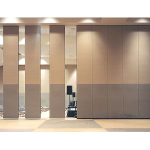Sound Insulated Movable Wall Partitions Sliding Retractable Room Dividers For