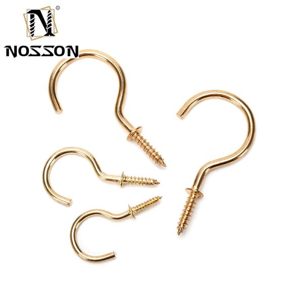 ANSI/ASME Standard Black Oxide Finish Stainless Steel Open Eye Screw Hook for INCH Measurement System