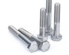 Quality DIN931 Stainless Steel Bolts , SS304 SS316 M6-M64 Half Thread Bolt Plain Surface wholesale
