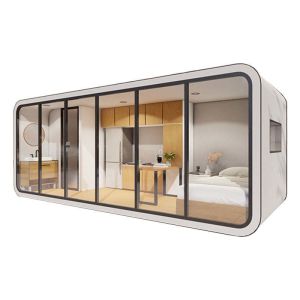 Steel Frame Apple Cabin House Customized Apple Office Pod For Modern Living