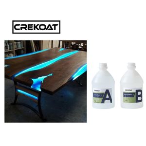 2/1 Ratio Clear Epoxy Resin Kit Casting Coating For River Table Tops Low Odor