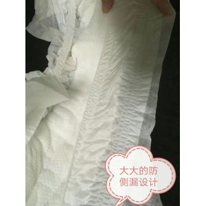 Custom Clothlike Backsheet Disposable Baby Diaper Printed with 3D Channel