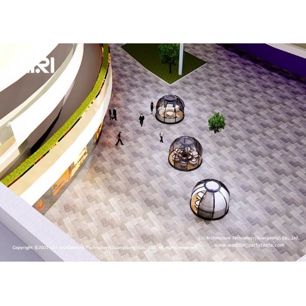 Quality Alu Frame Structure Crystal Hotel Dome Tent With Customized Logo wholesale