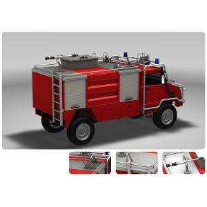 Emergency Fire Engine Vehicle For Fire Rescue 115km/H Highest Speed