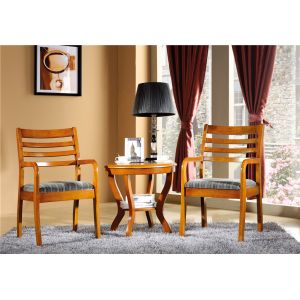 Cheap modern Zingana solid wood coffee furniture set for sale