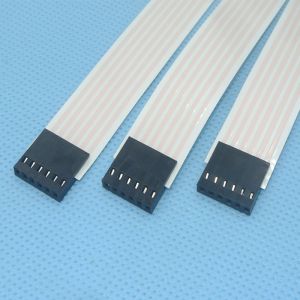 Crimp FFC Jumper Cable , Flat FFC Cable 1.27mm 2.54mm Pitch For 3D Printer