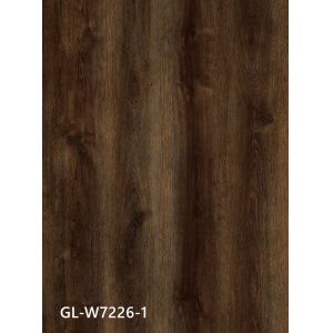 Cheap Charcoal Brown SPC Flooring 4mm Jump Oak Grain Stone Vinyl Rigid GKBM Greenpy GL-W7226-1 for sale