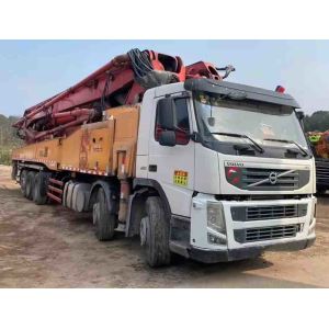 Sany 62M Used Concrete Pump With Volvo Chassis Model 2013